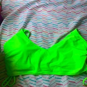 Lime Green Bathing Suit Top